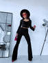 2in1 LUX set "SAVAGE ROSE" - black